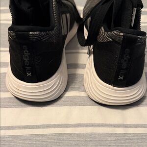 Adidas womens Edge Lux Black and White Sneakers
